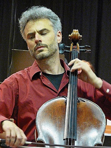 Andreas Müller während Elgars Cellokonzert.