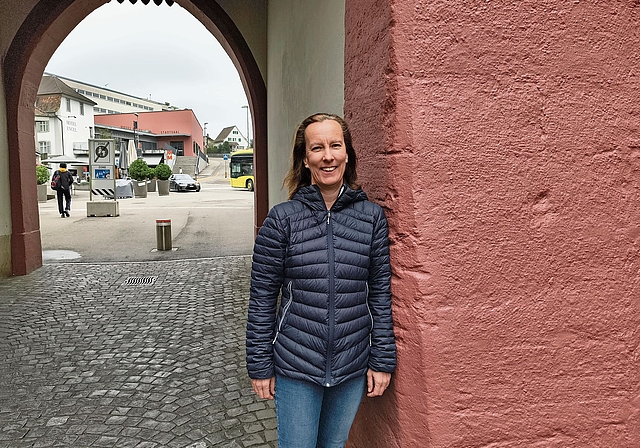Ina Haller im April auf einer ihrer Erkundungstouren in der Region Liestal. Foto: M. Schaffner