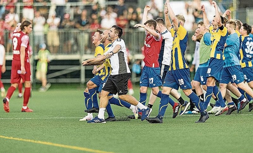 Die Mannschaft durfte sich zurecht feiern lassen.
