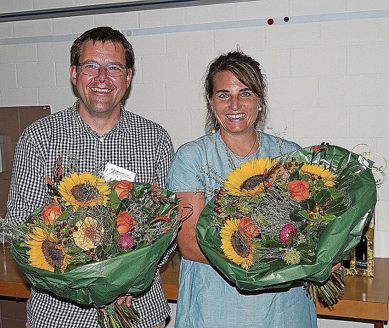 Das neue Führungsduo – Philip Bühler und Fabienne Ballmer – stellt sich grossen Herausforderungen. Fotos: B. Eglin