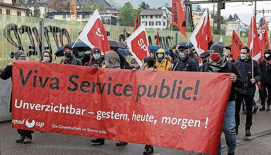 Umzug Richtung Stedtli.
