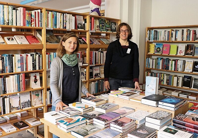 Farah Dettwiler (l.) und Maya Itin sind die eine Hälfte des Rapunzel-Teams; nicht auf dem Bild sind Viviane Kammermann und Christine Spitteler.Foto: M. Schaffner