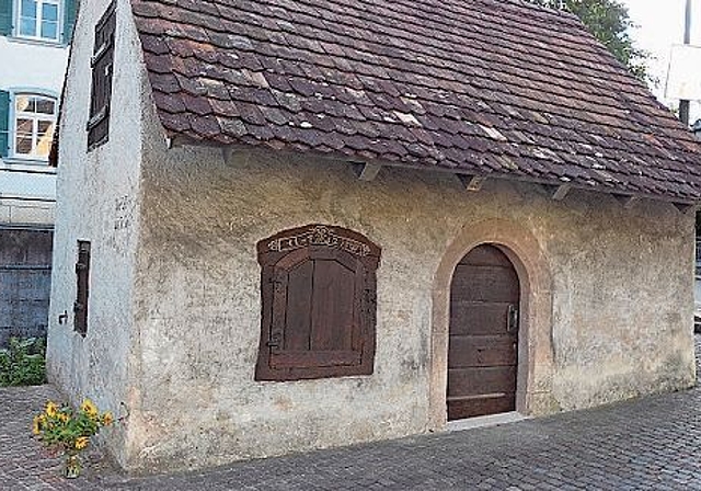 Das historisch authentische Schlachthäuschen.Fotos: U. Fluri