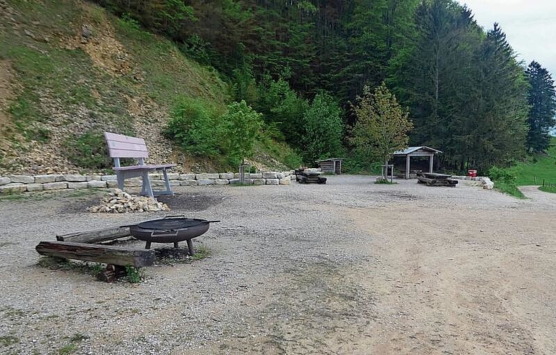 Der aufgewertete Rastplatz im Naturschutzgebiet Wasserfallen (einer der Projekte dieses Aufwertungsprojekts) Fotos: P. Aenishänslin