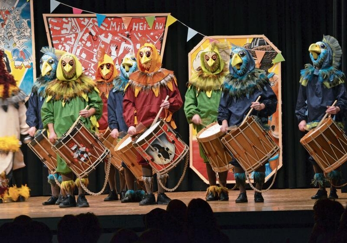 Die Trommler boten eine rhythmisch perfekte Show. Fotos: S. van Riemsdijk