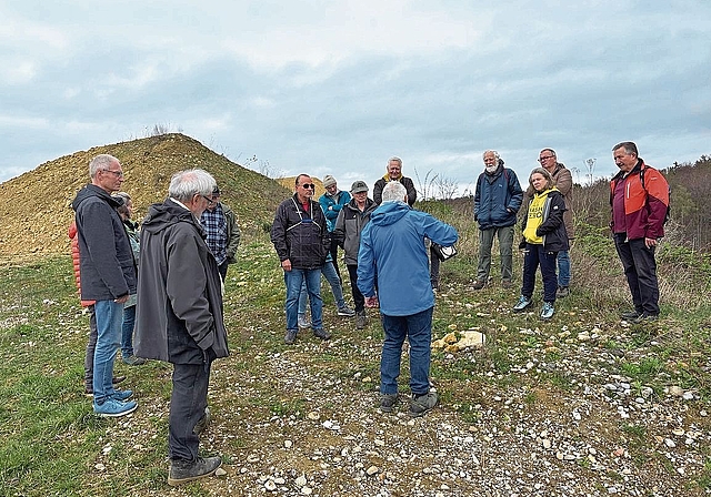 Informationsaustausch auf der DeponieFoto: zVg