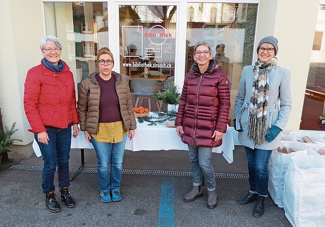 Ein bewährtes Team in Jubiläumsstimmung: Rita Horand, Silvia Sacker, Jacqueline Eggenschwiler und Jacqueline Meier (v.l.).
