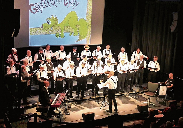 Barbershop-Songs im vollbesetzten Marabu.Foto: U. Handschin