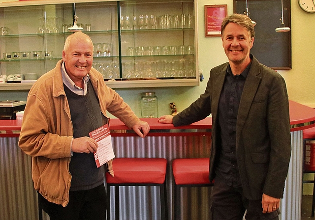 Bereit für die kommende Theatersaison: Niggi Messerli und Remo Hofer (v. l.).Foto: M. Schaffner