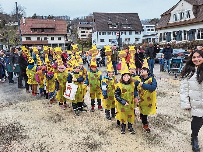 Die Giraffen der 1. Klasse. Fotos: zVg