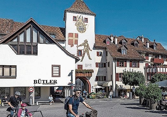 Schönes Wetter lud zum Flanieren im Stedtli Liestal ein.