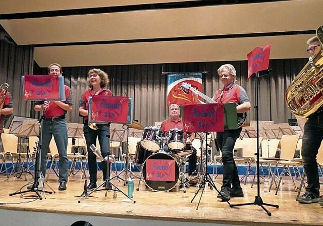 Zur Einstimmung unterhielt die Farnsburg-Dixie-Band die Gäste während dem Nachtessen. Foto: zVg
