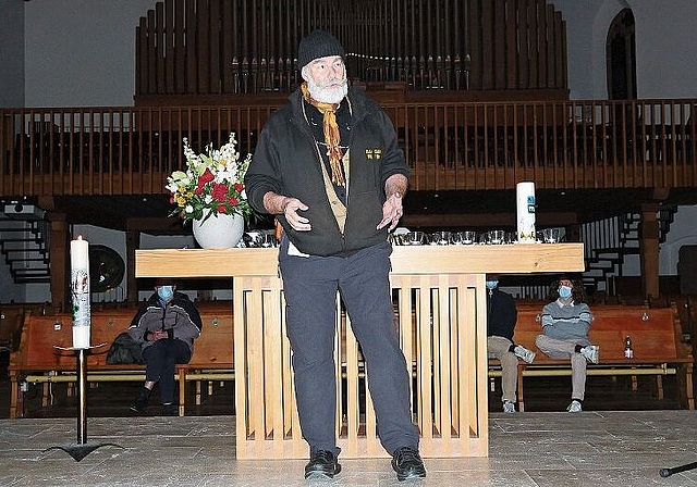 Rudolf Szabo erzählt aus seinem bewegten Leben. Fotos: B. Eglin
