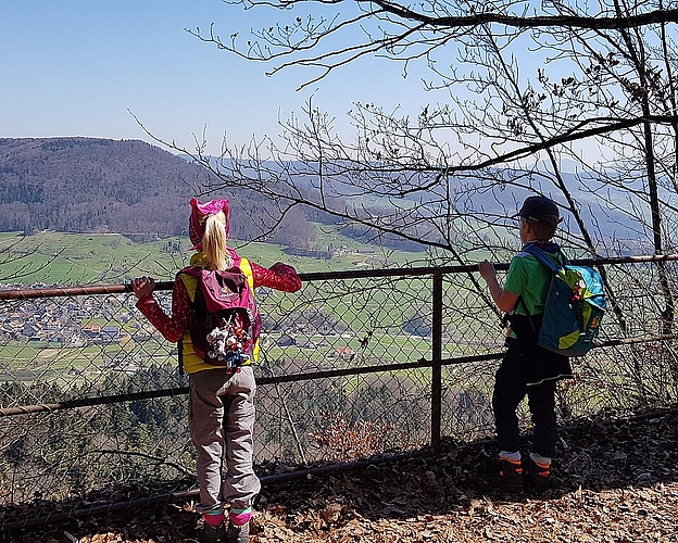 Auf der Rickenbacherfluh.
