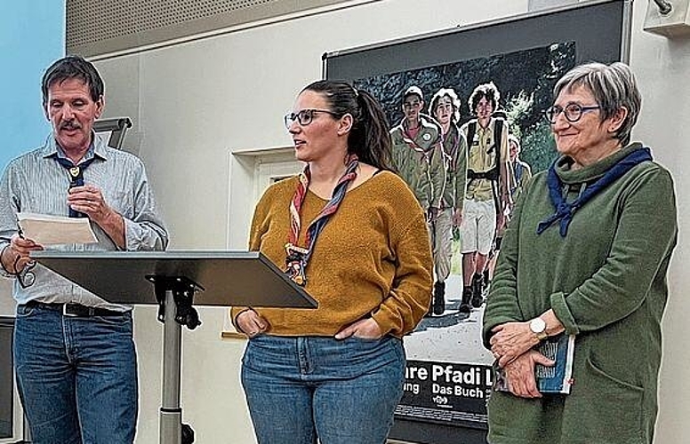 Thomas Baumgartner, Verena Baumgartner Schölly und Elvira Langendorf (v. l.).