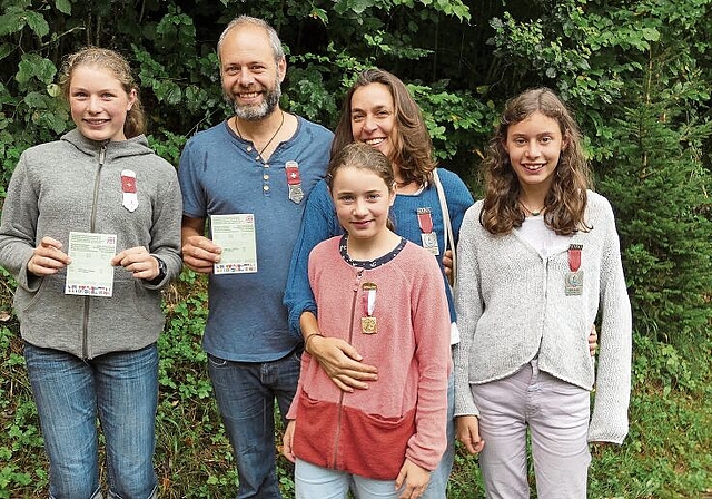 Familie Knecht, die «Stars» am Feldschiessen.