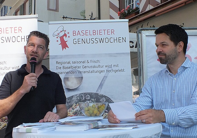 Tobias Eggimann (l.) und Daniel Spinnler. Fotos: W. Wenger
