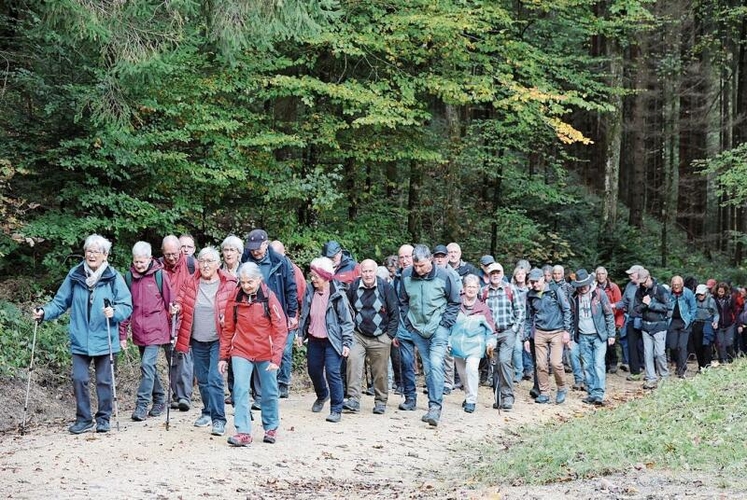 Eine grosse Rotte wie am Banntag. Fotos: B. Eglin