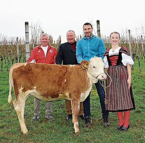 Rolf Imhof, Urs Imhof, Markus Graf, Jasmin Degen (v. l.). Foto: zvg