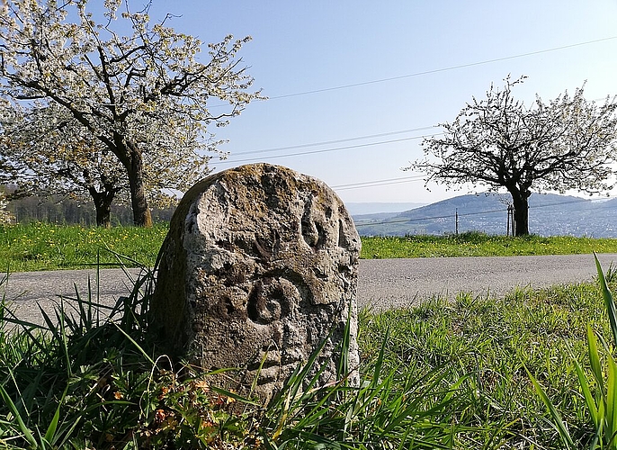 Grenzstein zu Frenkendorf. Fotos: zVg
