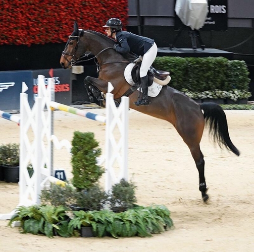 Janika Sprunger unterwegs am Longines CHI Classics in Basel.