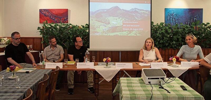 Christoph Müller, Michael Kumli, Johannes Sutter, Florence Brenzikofer, Bettina Fischer (v. l.).