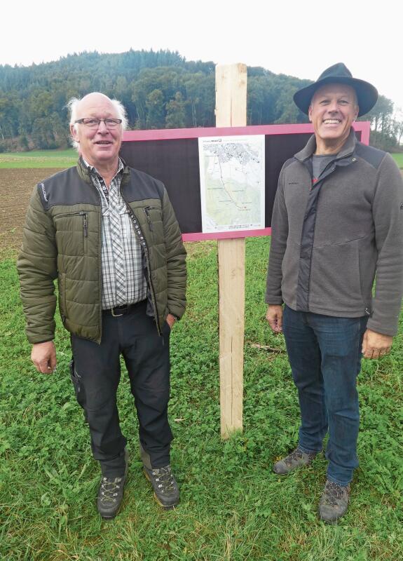 Bürgerratspräsiden Thomas Hägler und Gemeindepräsident Christoph Belser.