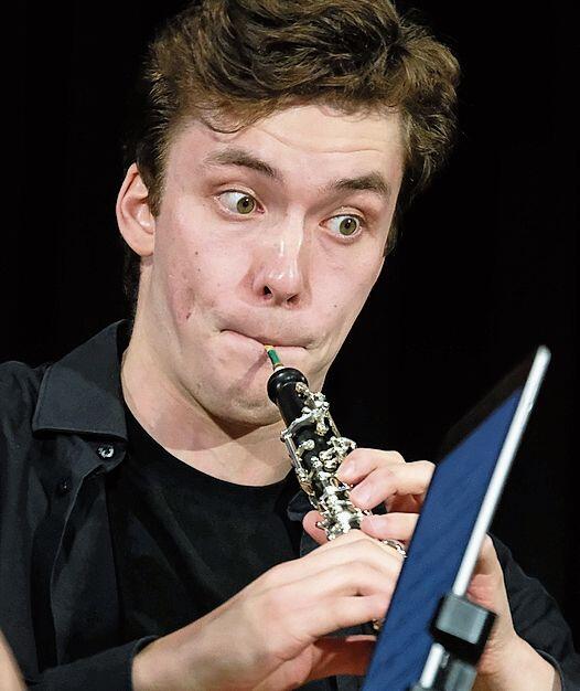 Makelloses Spiel auf schwierigem Instrument: Oboist Leonid Surkov.