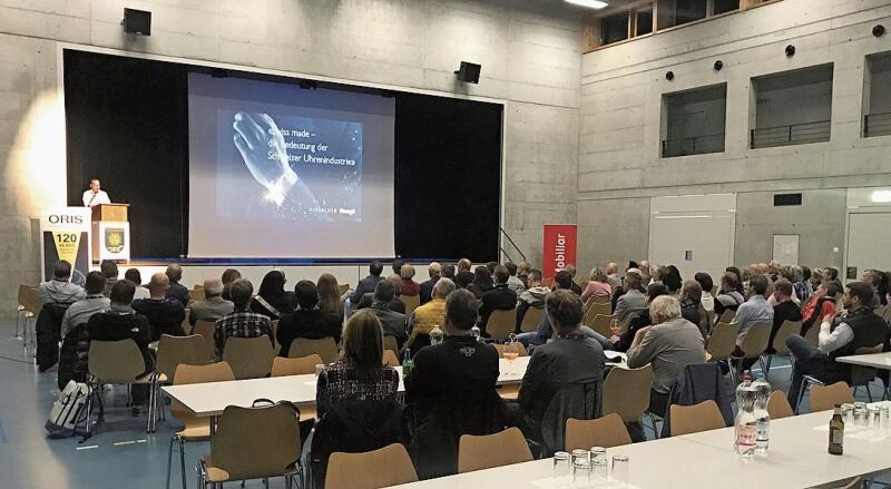 Das KMU-Forum in der Mehrzweckhalle Dörlimatt in Känerkinden war sehr gut besucht.