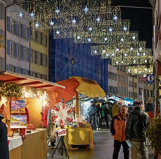 Weihnachtliche Ambiance.