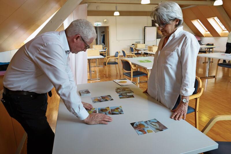 Monika und Edi Herzog meistern die Aufgaben problemlos. Fotos: B. Eglin