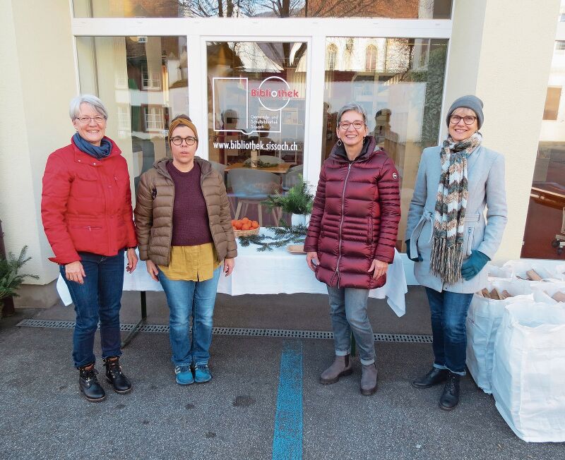 Ein bewährtes Team in Jubiläumsstimmung: Rita Horand, Silvia Sacker, Jacqueline Eggenschwiler und Jacqueline Meier (v.l.).
