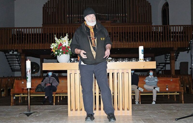 Rudolf Szabo erzählt aus seinem bewegten Leben. Fotos: B. Eglin
