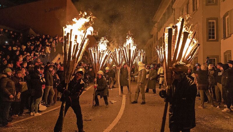 Liestal war sehr gut besucht und das Spektakel sorgte für eine gute Stimmung.
